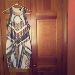 Express sequin dress
